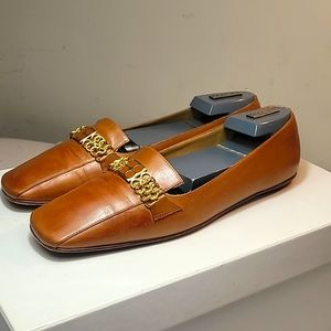 Kate Spade tan leather flats size 8B